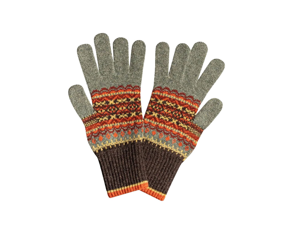 Alloa Gloves | Braemar Oakley Fairisle