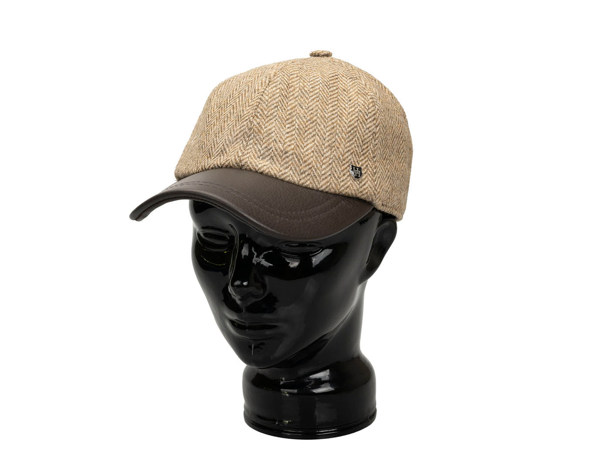 Premium Baseball Cap | Brown Castleford Tweed