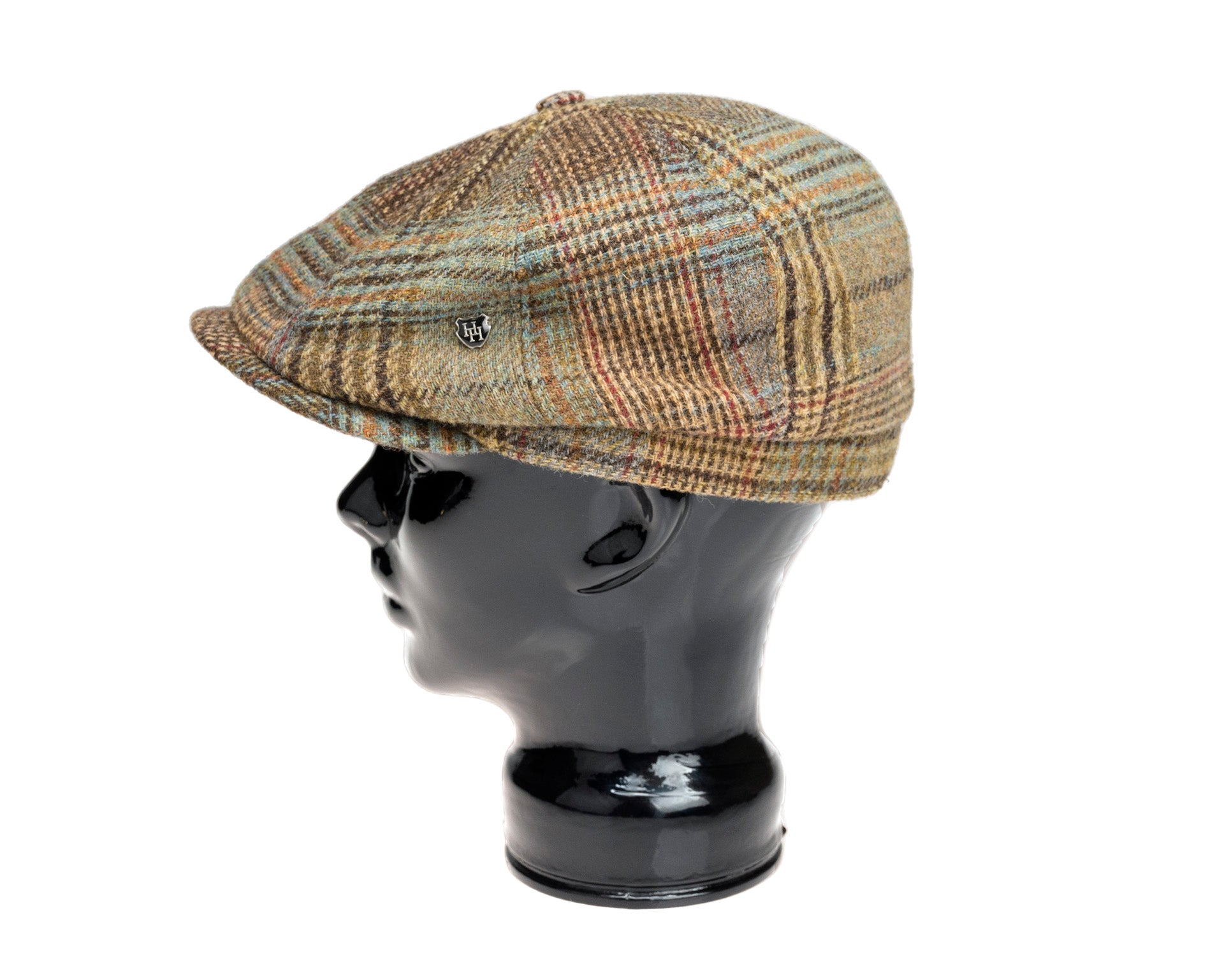 Caddy Cap Woven Patchwork English Tweed The Hattery