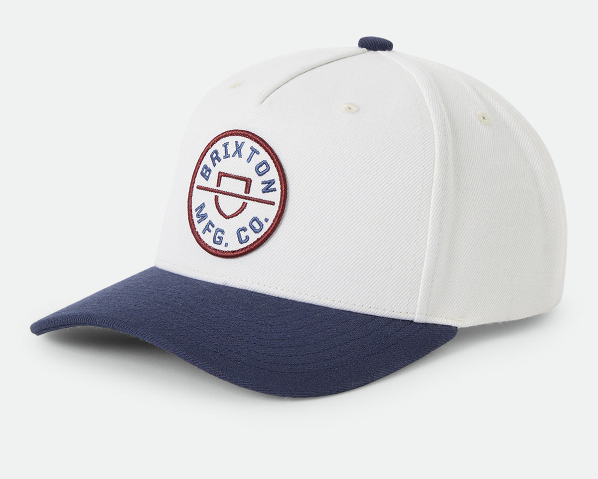 Crest Trucker Snapback | Wax Paper & Navy