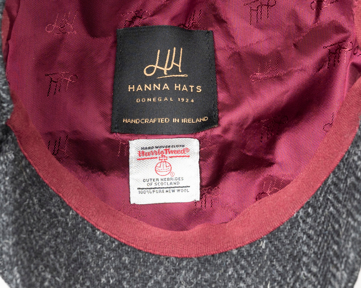 Hanna Hats, JP Cap | Genuine Harris Tweed, - ©The Hattery Katoomba    