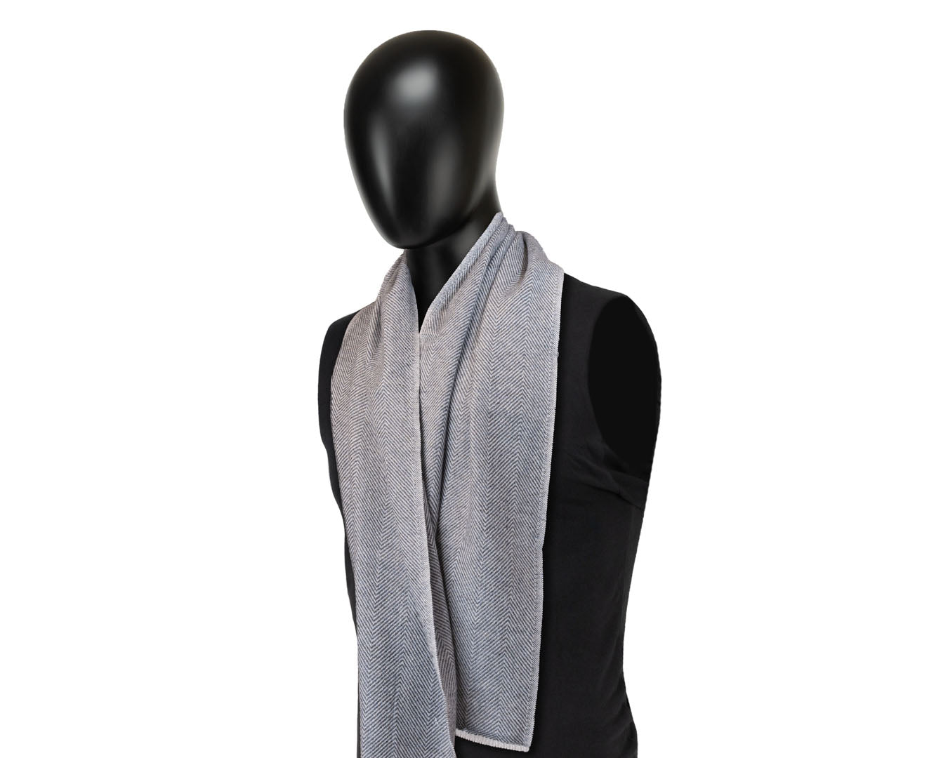 Wentworth Hat Company, Pure Cashmere Scarf | Mistral Herringbone, - ©The Hattery Katoomba    