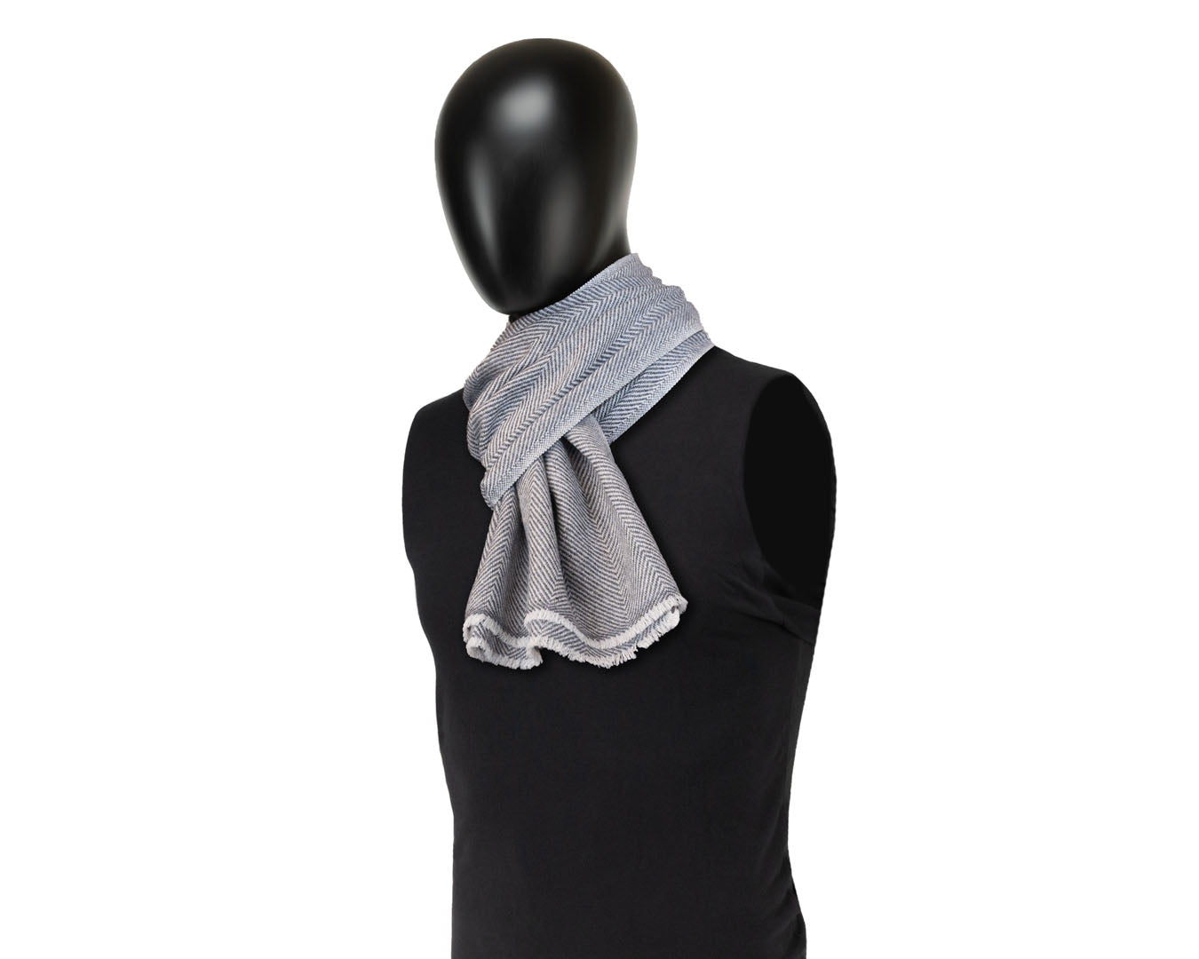 Wentworth Hat Company, Pure Cashmere Scarf | Mistral Herringbone, - ©The Hattery Katoomba    