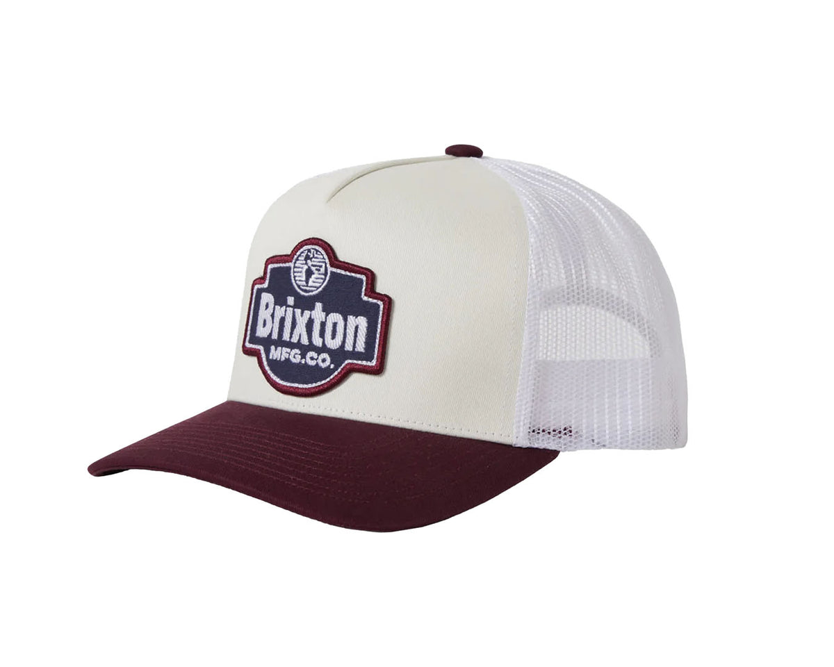 Genuine Quality Trucker Snapback | Off White & Port