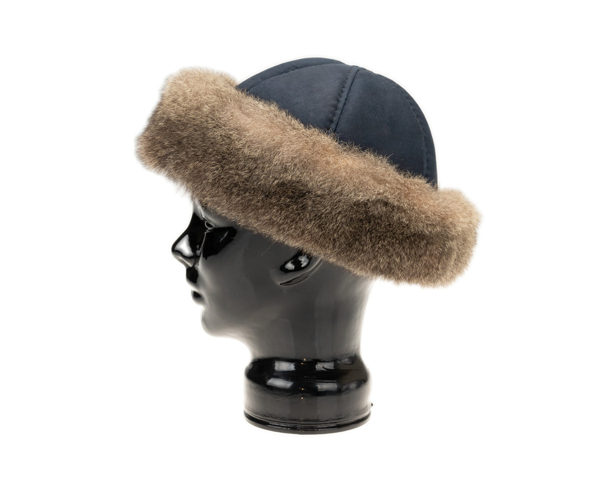 Four Peaks, Classic Grey Fur Hat | Blue Crown, - ©The Hattery Katoomba    