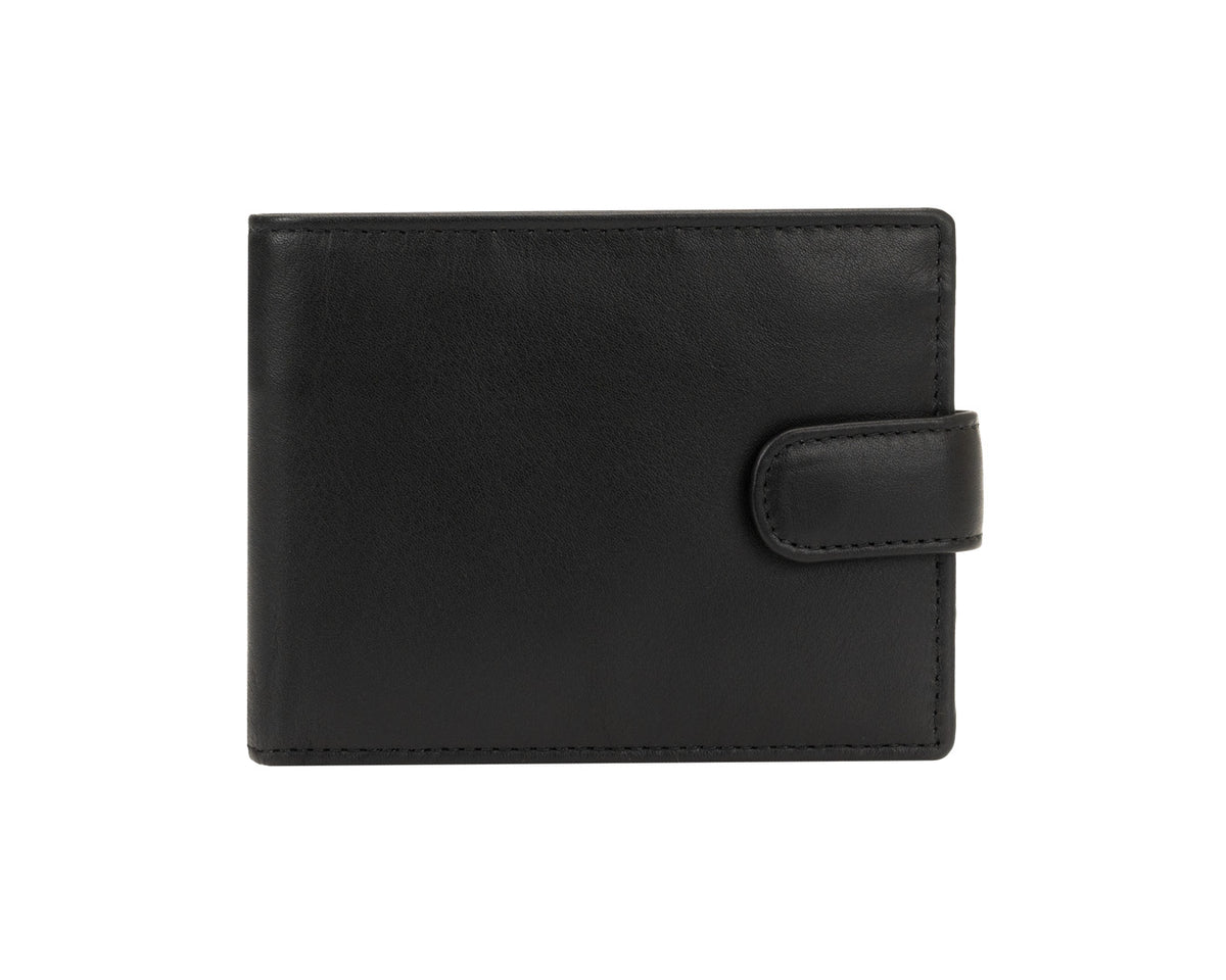 Rugged Hide, Utility Wallet | Black Leather, - ©The Hattery Katoomba    