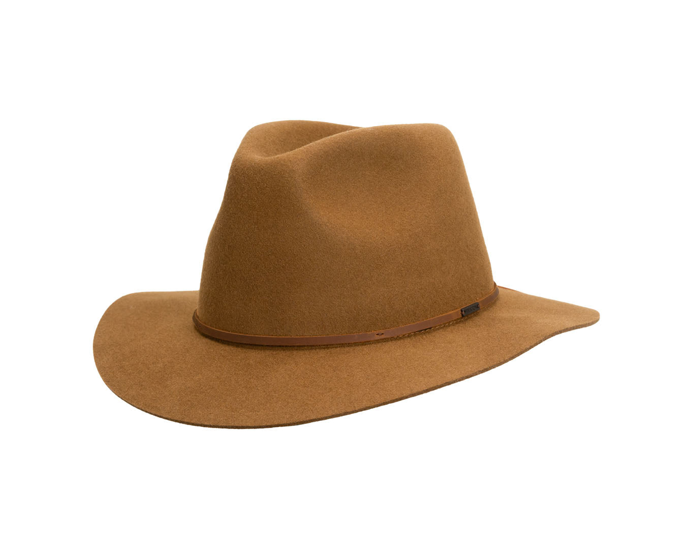BRIXTON Wesley Fedora Wool Hat Size Small Wesley Weather Guard Wool Felt Packable Fedora Hat – Village  main image 3