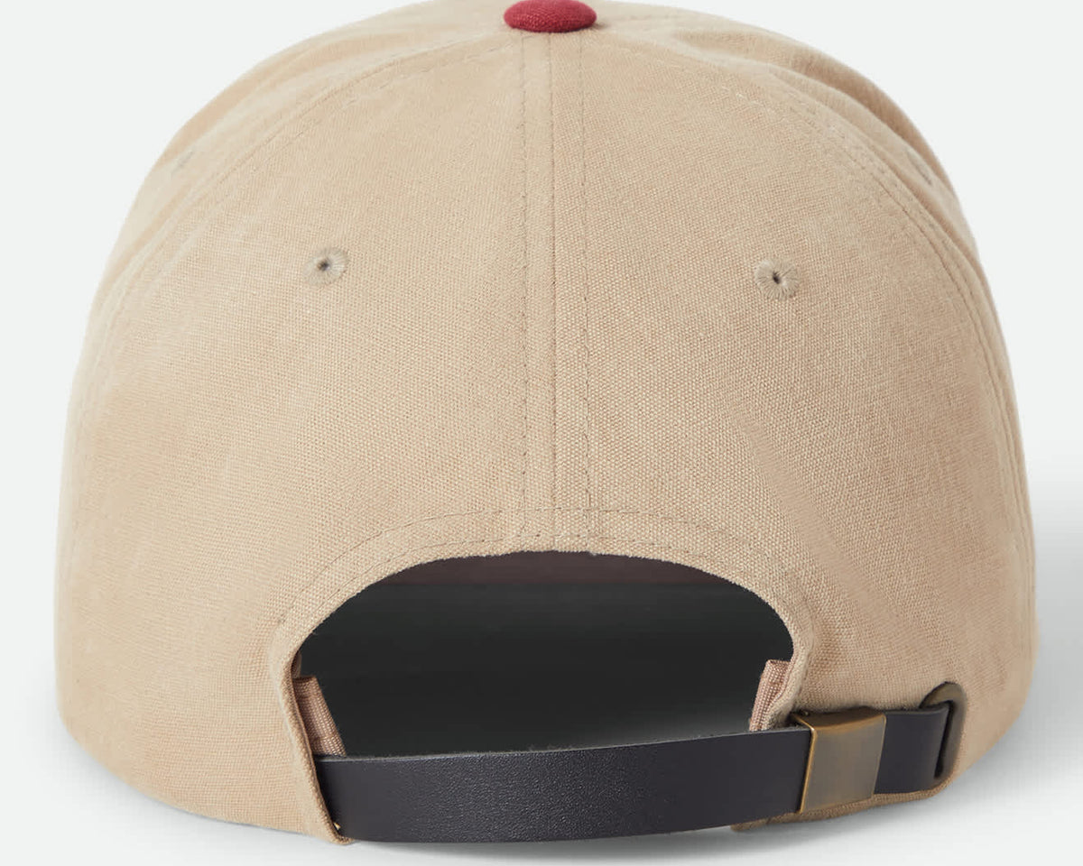 Big B Cap | Sand & Burgandy